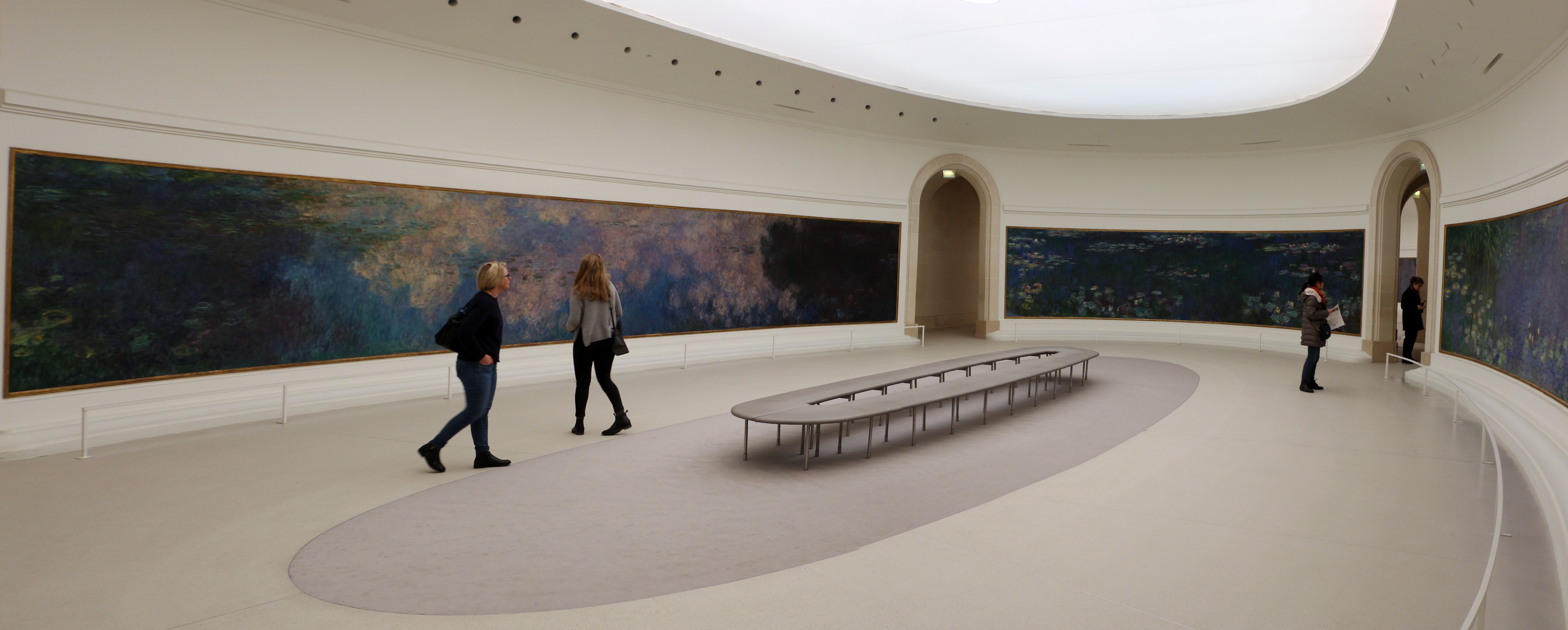 Monet's Waterlilies at the Orangerie Museum in Paris