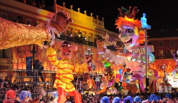 Nice Carnival Night Parade