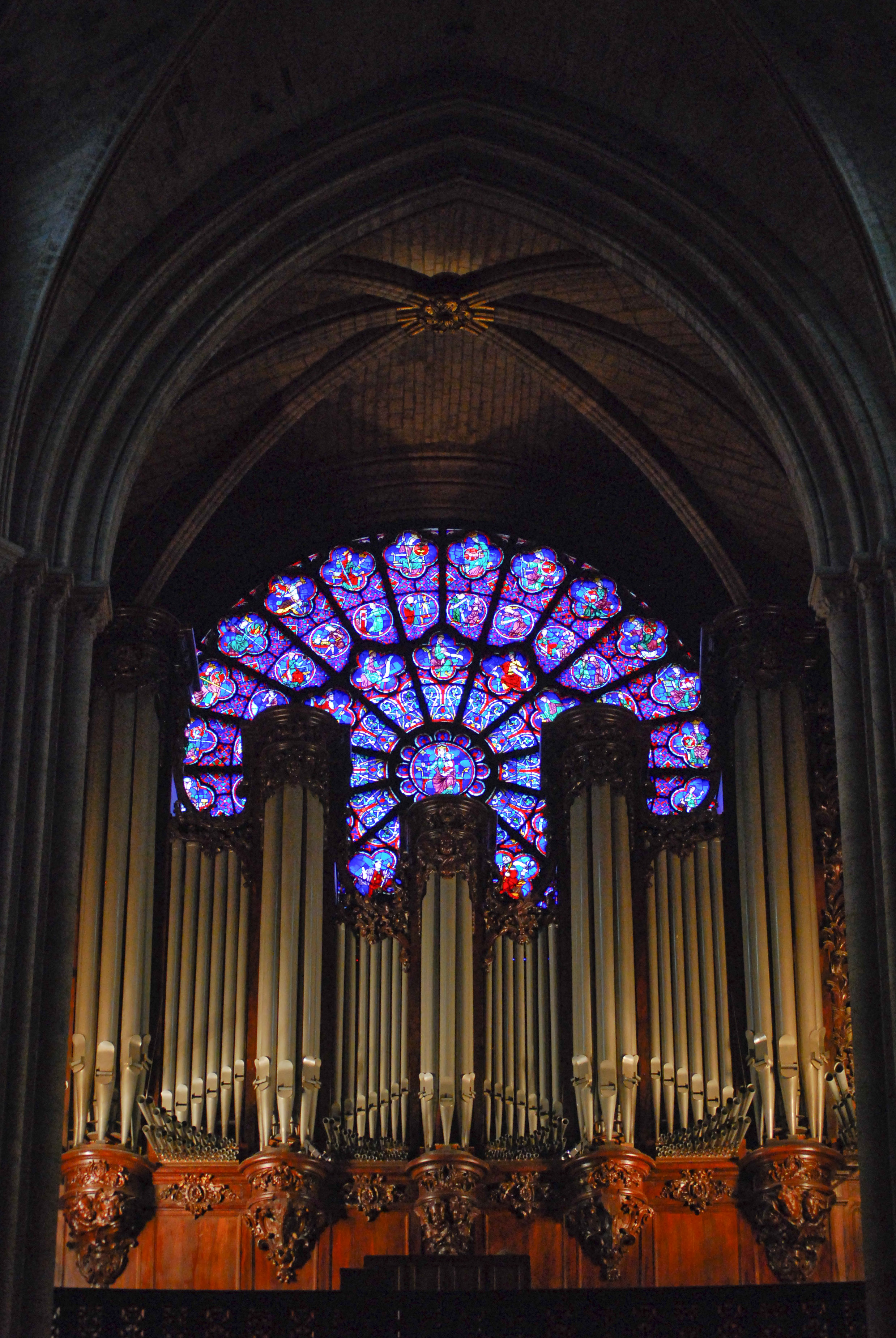Organ of Notre dame de paris