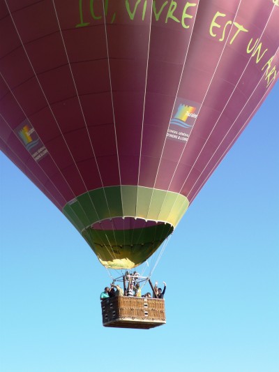 hot air balloon ride