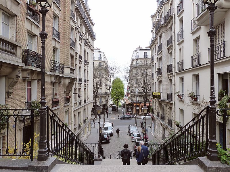 Rue Caulaincourt self guided walking tour of Montmartre