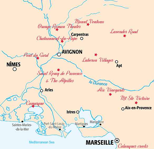 provence map