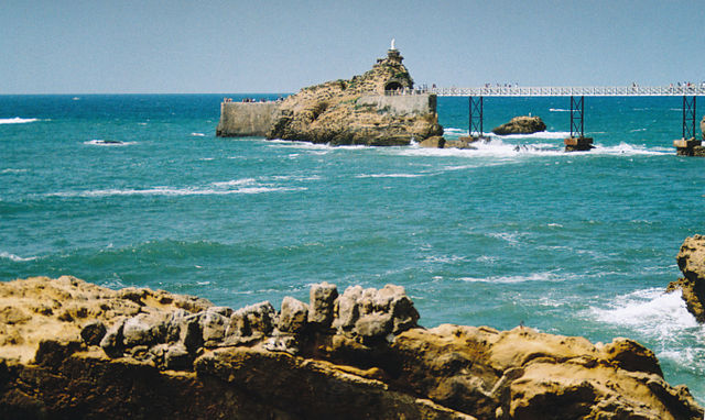 Rocher de la Vierge Biarritz Basque Country France