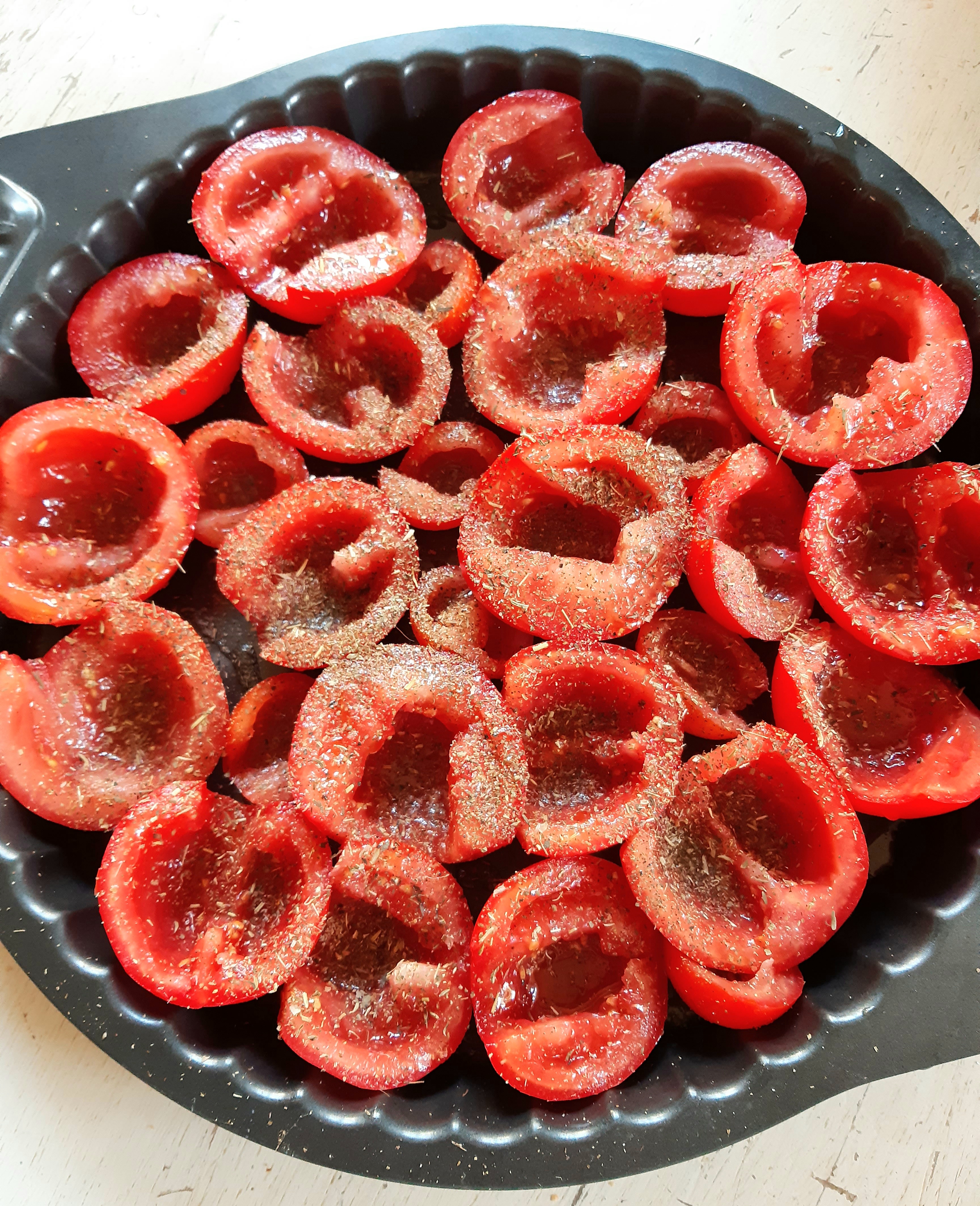 emptied tomatoes