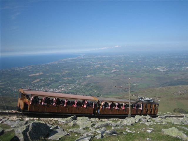 Vintage train from Sare to La Rhune